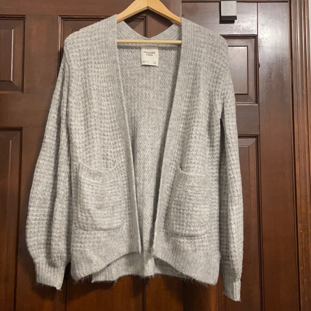 Abercrombie and Fitch waffle knit cardigan